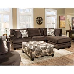 groovy choc sectional 8642-2PC Image