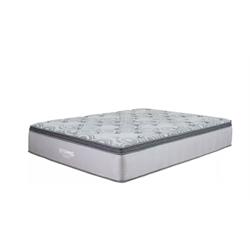 Augusta/white queen mattress with platform frame M89931 Image
